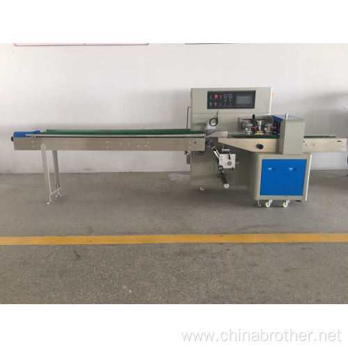 Three Servo Pillow Candy Paper Wrapping Packing Machine